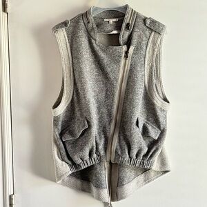 Anthro brand Mystree mixed grays vest